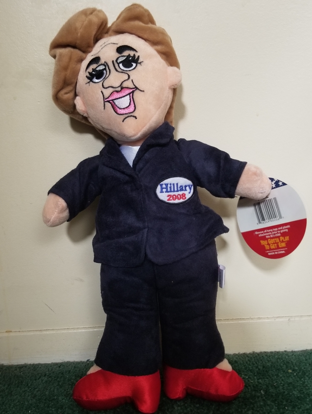 Hillary Clinton 2008 Plush - Sugar Loaf